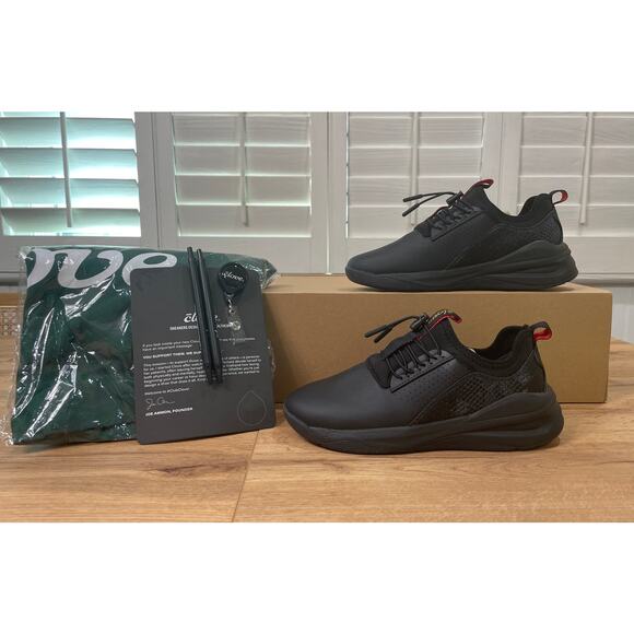 Clove Classic LX Sneaker Black Python Vegan Size 6.5 W 5 M NIB Nurses Comfy Shoe - Picture 3 of 14